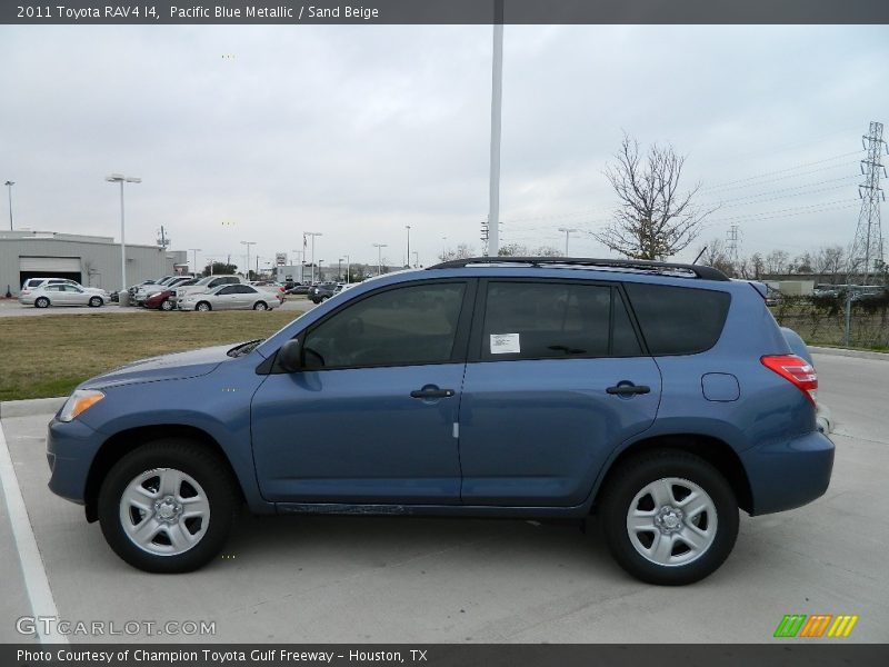 Pacific Blue Metallic / Sand Beige 2011 Toyota RAV4 I4