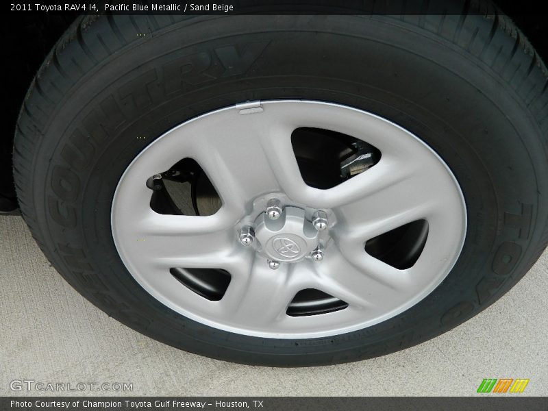 Pacific Blue Metallic / Sand Beige 2011 Toyota RAV4 I4
