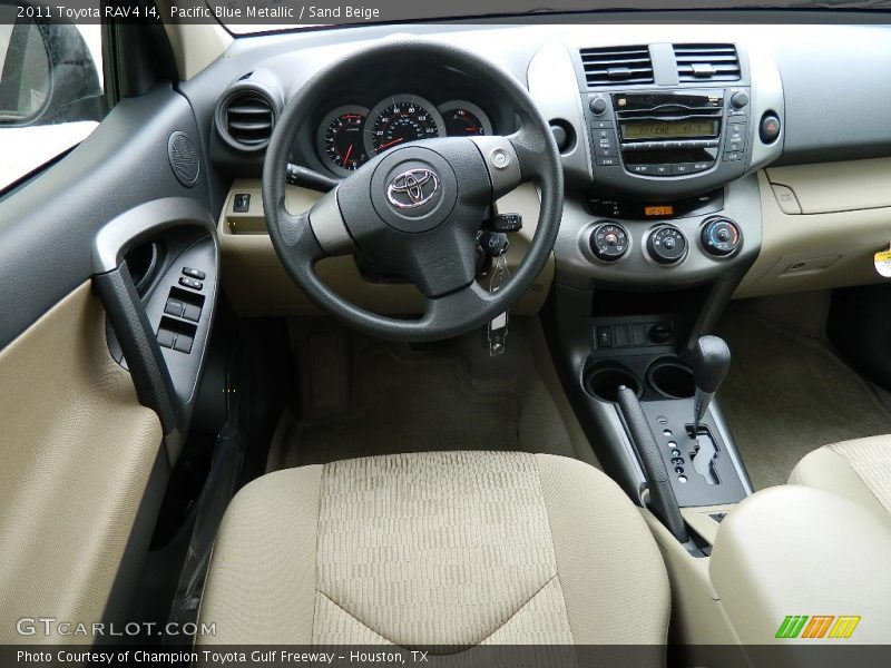 Pacific Blue Metallic / Sand Beige 2011 Toyota RAV4 I4