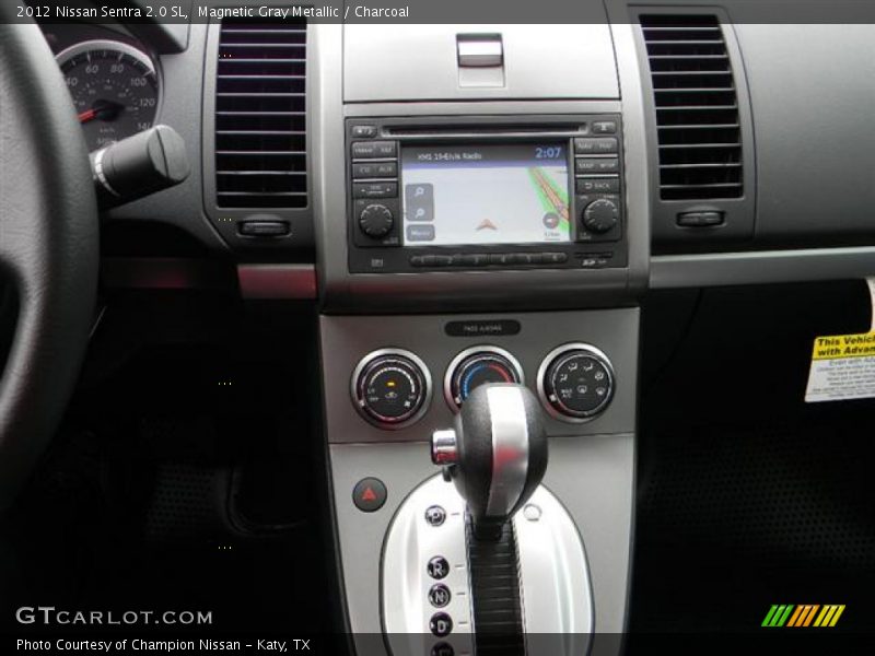 Magnetic Gray Metallic / Charcoal 2012 Nissan Sentra 2.0 SL