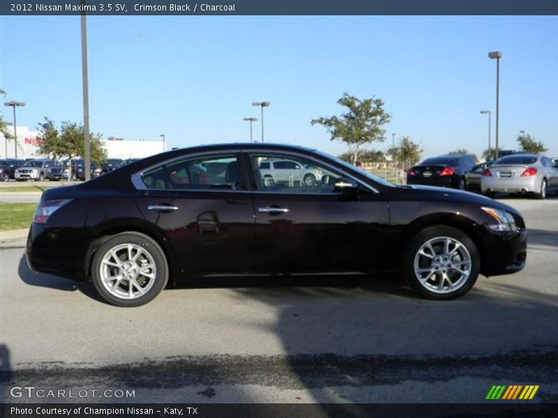 Crimson Black / Charcoal 2012 Nissan Maxima 3.5 SV
