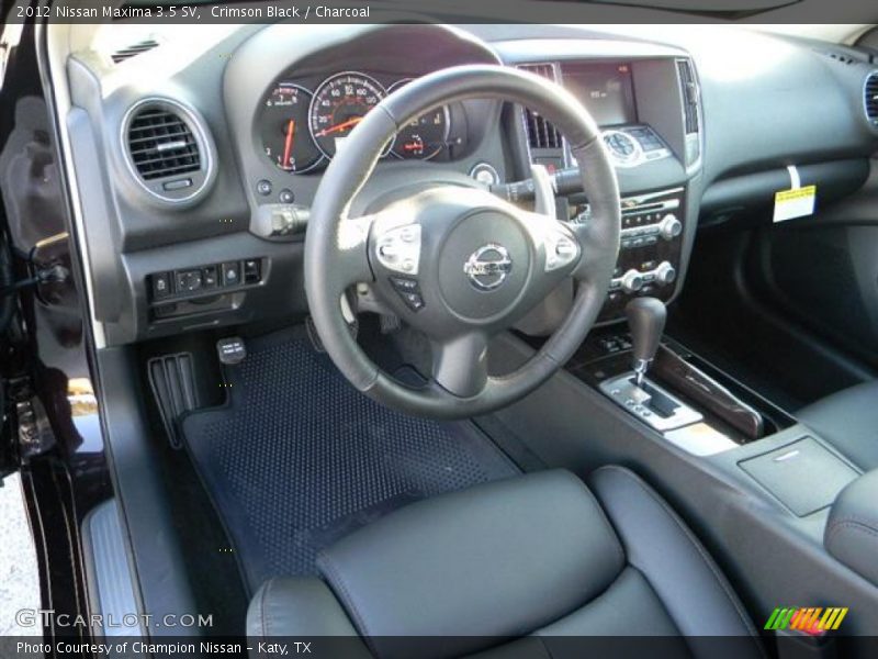 Crimson Black / Charcoal 2012 Nissan Maxima 3.5 SV