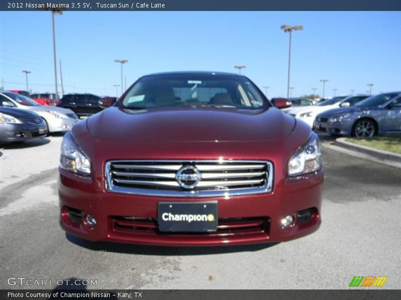 Tuscan Sun / Cafe Latte 2012 Nissan Maxima 3.5 SV