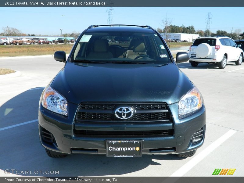 Black Forest Metallic / Sand Beige 2011 Toyota RAV4 I4