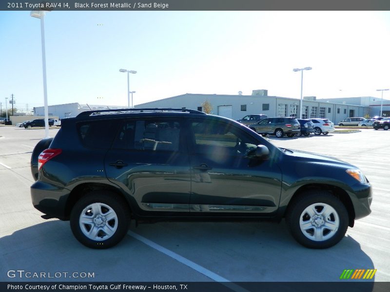 Black Forest Metallic / Sand Beige 2011 Toyota RAV4 I4