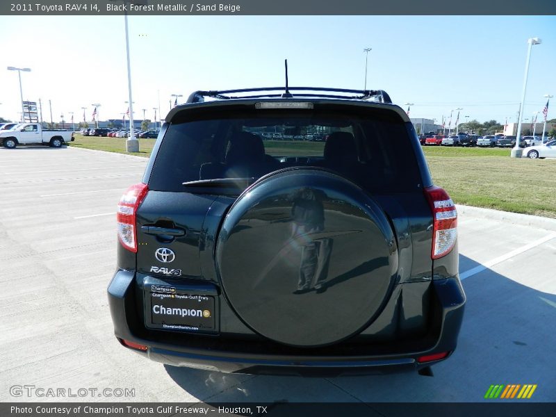 Black Forest Metallic / Sand Beige 2011 Toyota RAV4 I4