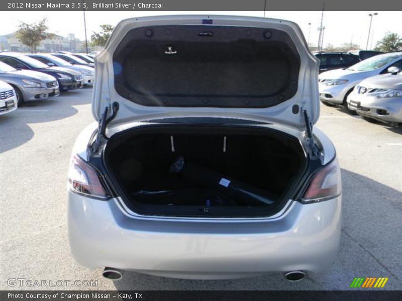 Brilliant Silver / Charcoal 2012 Nissan Maxima 3.5 S