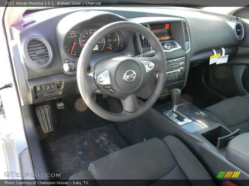 Brilliant Silver / Charcoal 2012 Nissan Maxima 3.5 S