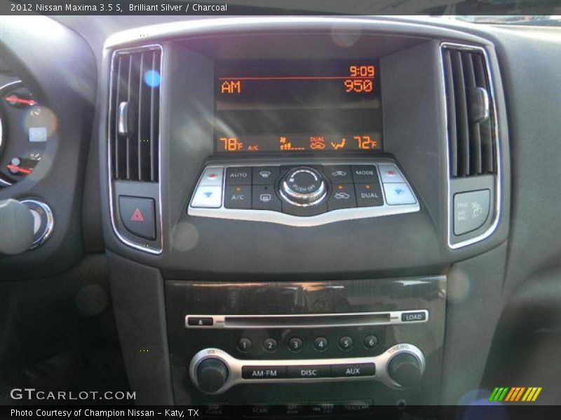 Brilliant Silver / Charcoal 2012 Nissan Maxima 3.5 S