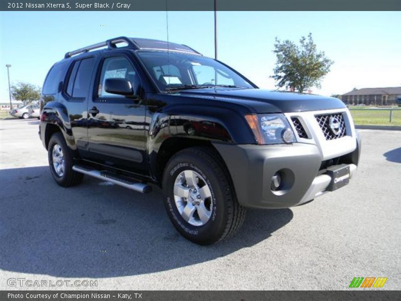 Super Black / Gray 2012 Nissan Xterra S