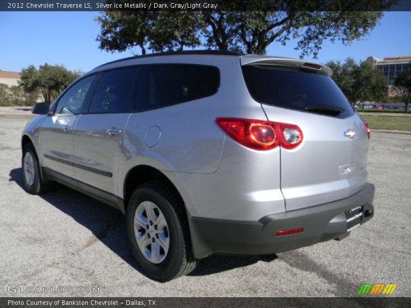 Silver Ice Metallic / Dark Gray/Light Gray 2012 Chevrolet Traverse LS