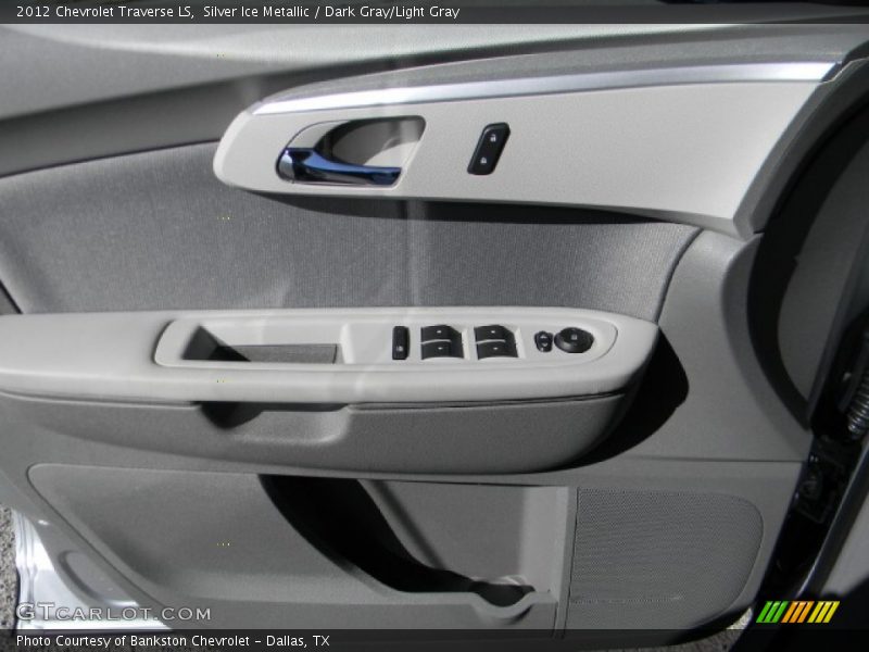 Silver Ice Metallic / Dark Gray/Light Gray 2012 Chevrolet Traverse LS