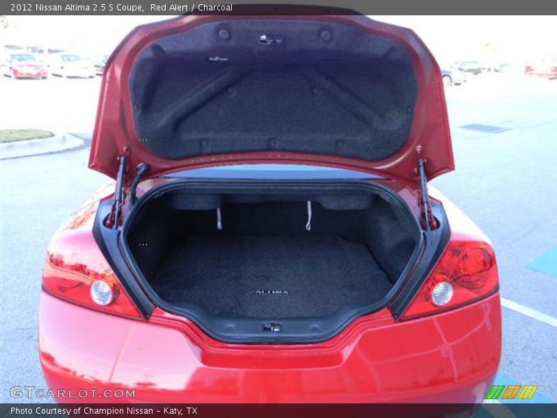 Red Alert / Charcoal 2012 Nissan Altima 2.5 S Coupe