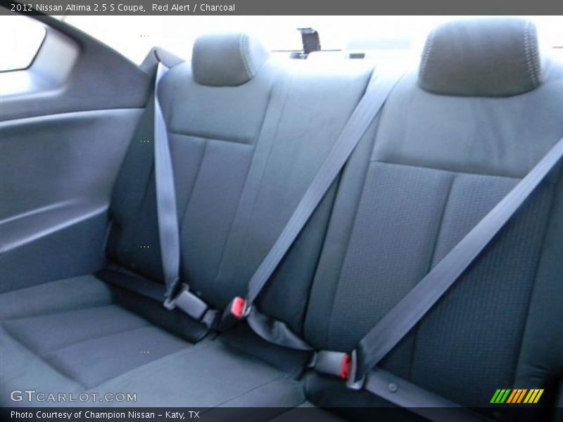 Red Alert / Charcoal 2012 Nissan Altima 2.5 S Coupe