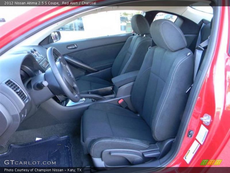 Red Alert / Charcoal 2012 Nissan Altima 2.5 S Coupe