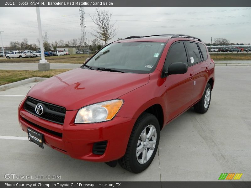 Barcelona Red Metallic / Sand Beige 2011 Toyota RAV4 I4