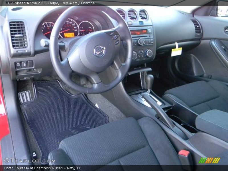Red Alert / Charcoal 2012 Nissan Altima 2.5 S Coupe