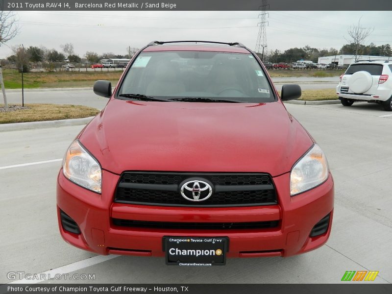 Barcelona Red Metallic / Sand Beige 2011 Toyota RAV4 I4