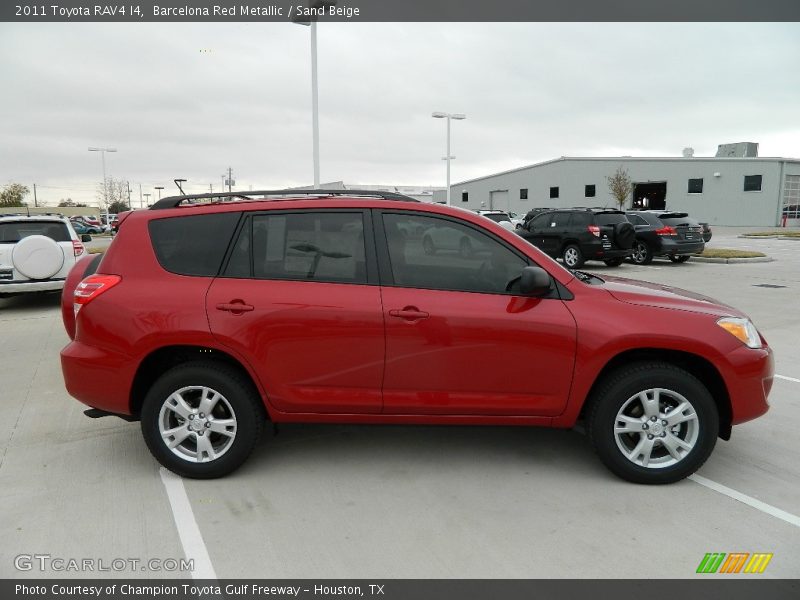 Barcelona Red Metallic / Sand Beige 2011 Toyota RAV4 I4