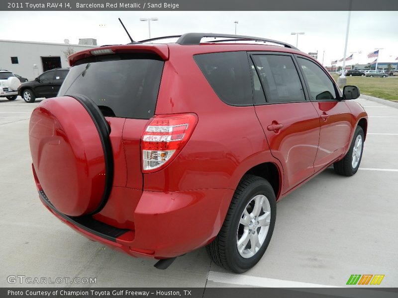 Barcelona Red Metallic / Sand Beige 2011 Toyota RAV4 I4