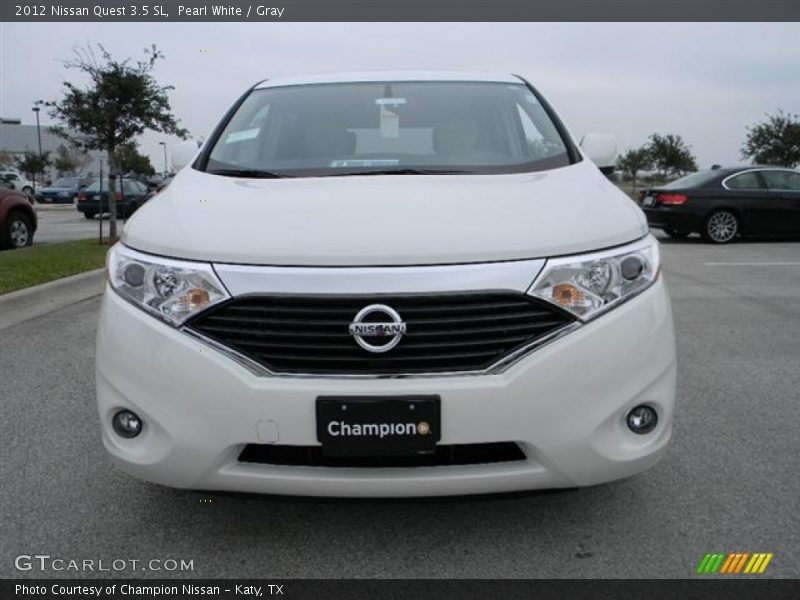 Pearl White / Gray 2012 Nissan Quest 3.5 SL