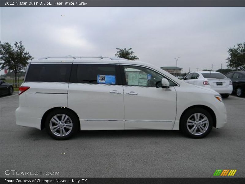 Pearl White / Gray 2012 Nissan Quest 3.5 SL