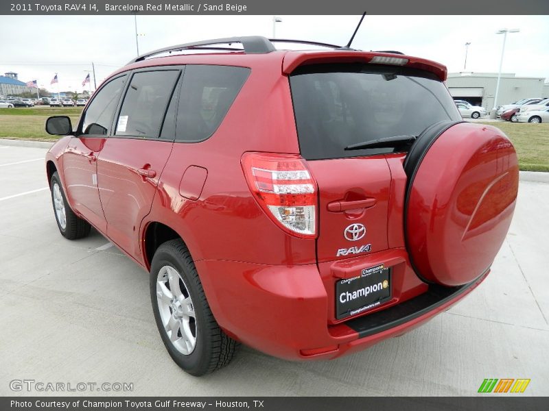 Barcelona Red Metallic / Sand Beige 2011 Toyota RAV4 I4