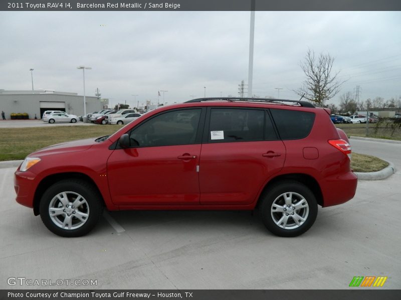 Barcelona Red Metallic / Sand Beige 2011 Toyota RAV4 I4