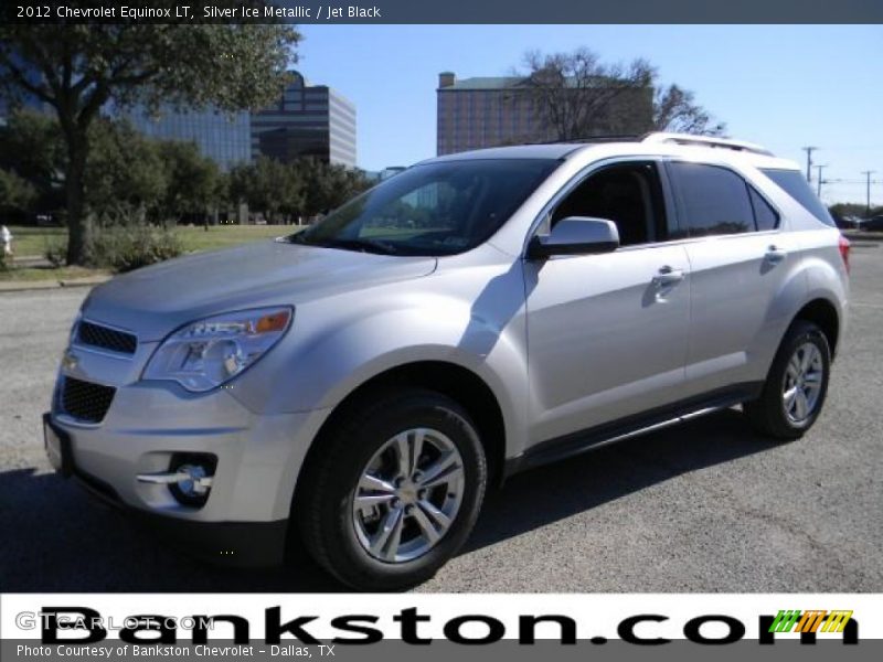 Silver Ice Metallic / Jet Black 2012 Chevrolet Equinox LT