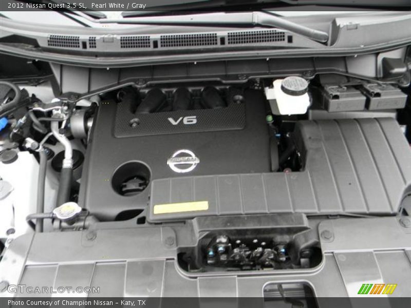 Pearl White / Gray 2012 Nissan Quest 3.5 SL