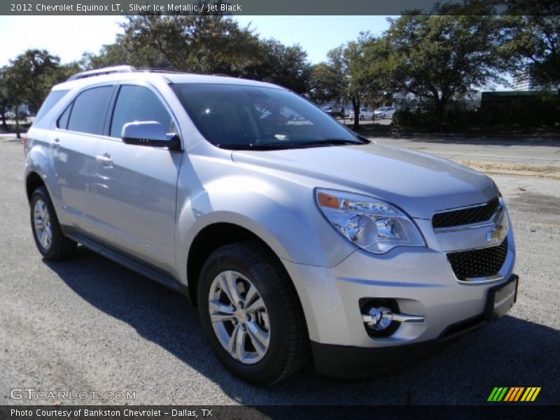 Silver Ice Metallic / Jet Black 2012 Chevrolet Equinox LT