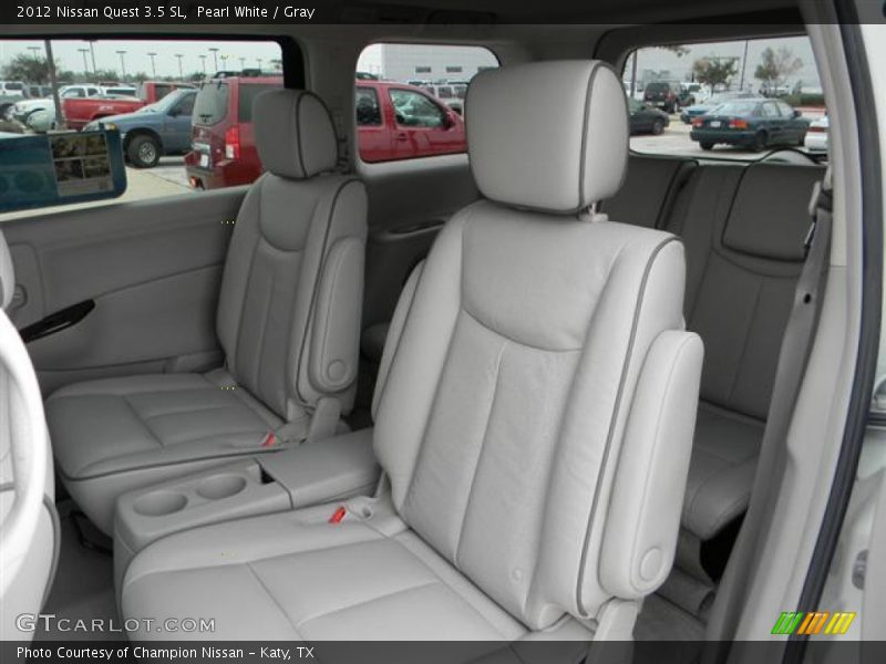 Pearl White / Gray 2012 Nissan Quest 3.5 SL