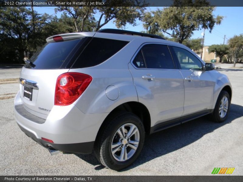 Silver Ice Metallic / Jet Black 2012 Chevrolet Equinox LT