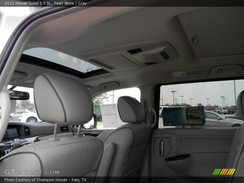 Pearl White / Gray 2012 Nissan Quest 3.5 SL