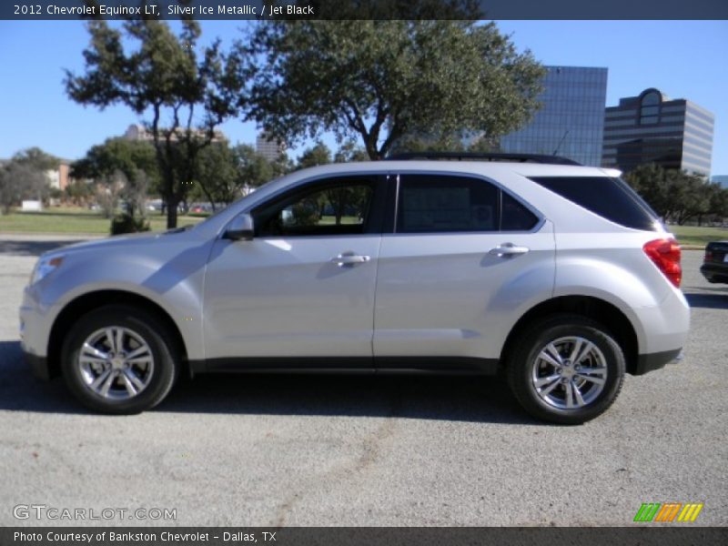 Silver Ice Metallic / Jet Black 2012 Chevrolet Equinox LT