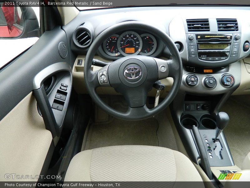 Barcelona Red Metallic / Sand Beige 2011 Toyota RAV4 I4