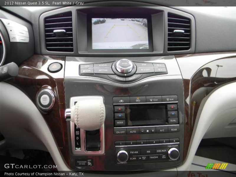 Controls of 2012 Quest 3.5 SL