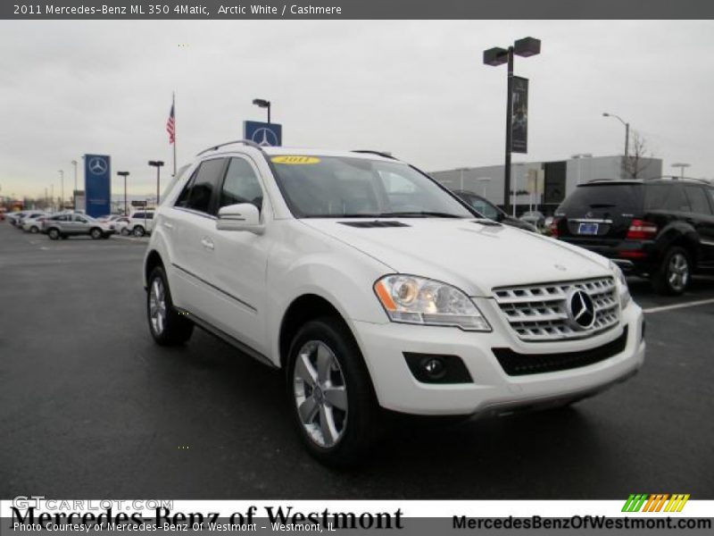 Arctic White / Cashmere 2011 Mercedes-Benz ML 350 4Matic