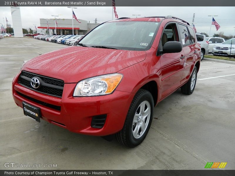 Barcelona Red Metallic / Sand Beige 2011 Toyota RAV4 I4