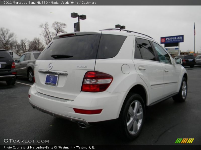 Arctic White / Cashmere 2011 Mercedes-Benz ML 350 4Matic