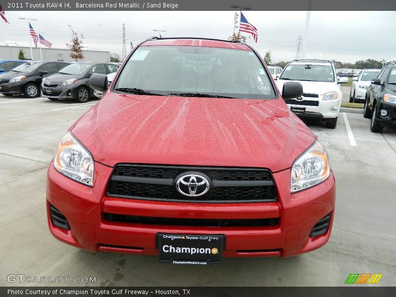 Barcelona Red Metallic / Sand Beige 2011 Toyota RAV4 I4