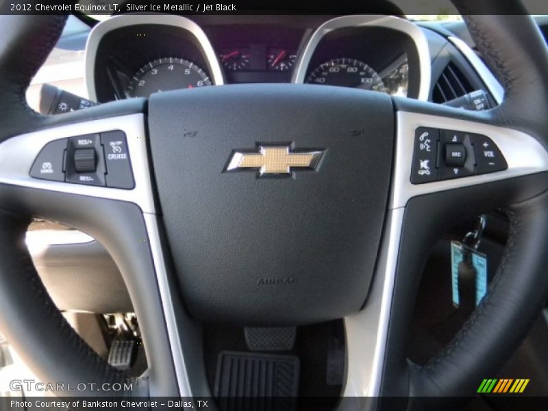Silver Ice Metallic / Jet Black 2012 Chevrolet Equinox LT