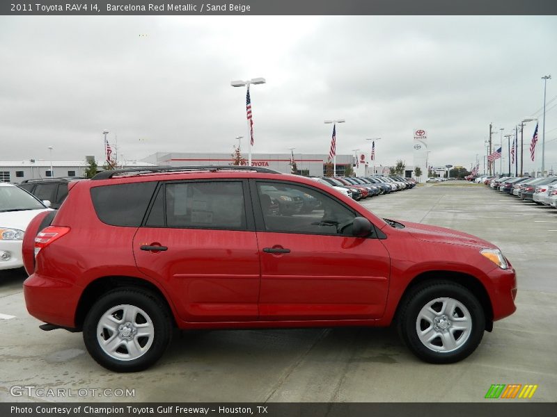 Barcelona Red Metallic / Sand Beige 2011 Toyota RAV4 I4