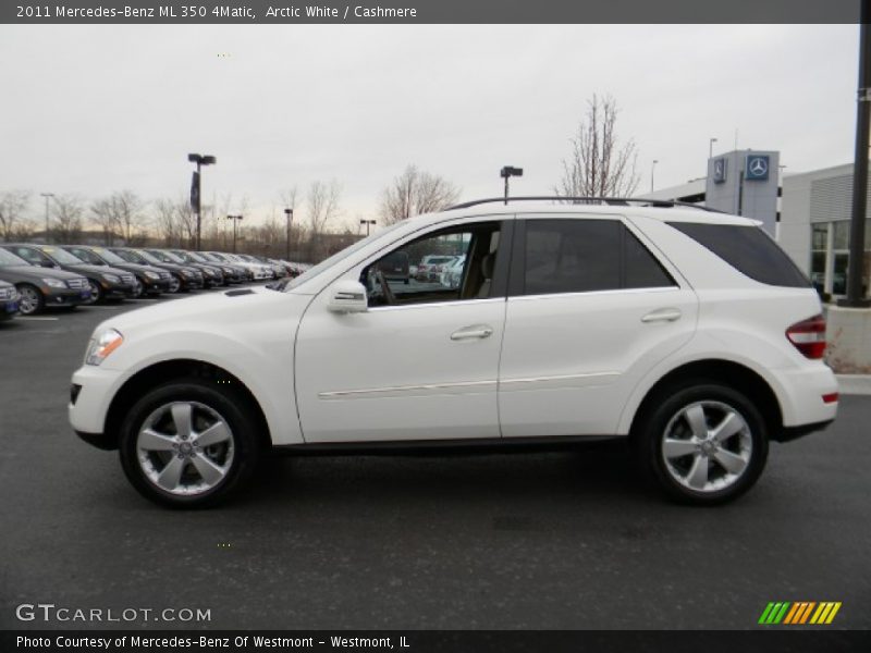 Arctic White / Cashmere 2011 Mercedes-Benz ML 350 4Matic