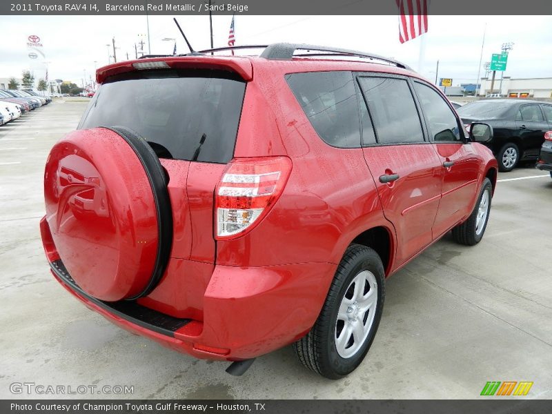 Barcelona Red Metallic / Sand Beige 2011 Toyota RAV4 I4