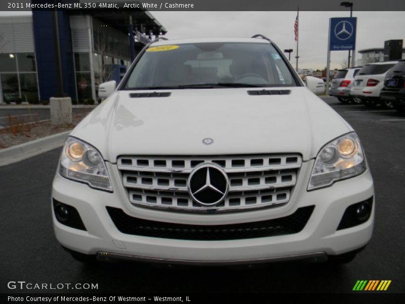 Arctic White / Cashmere 2011 Mercedes-Benz ML 350 4Matic