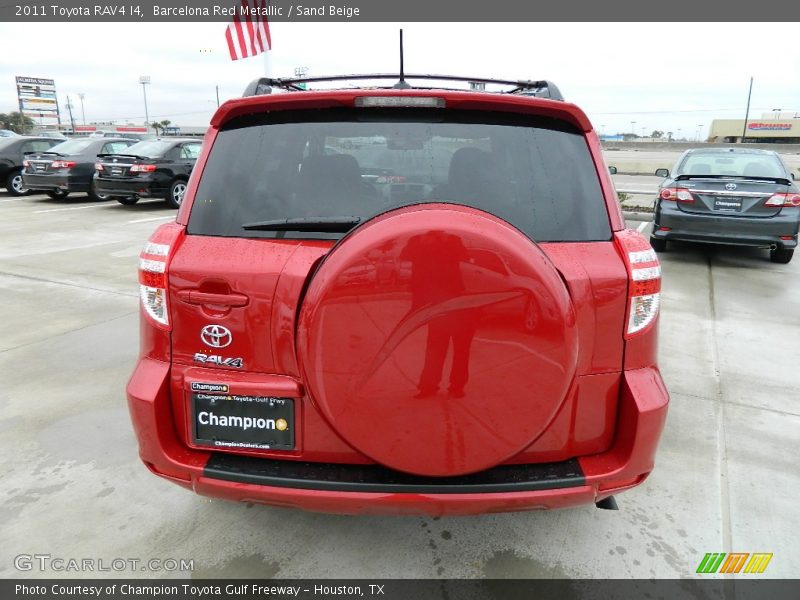 Barcelona Red Metallic / Sand Beige 2011 Toyota RAV4 I4