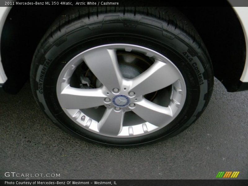 Arctic White / Cashmere 2011 Mercedes-Benz ML 350 4Matic
