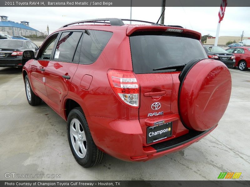 Barcelona Red Metallic / Sand Beige 2011 Toyota RAV4 I4