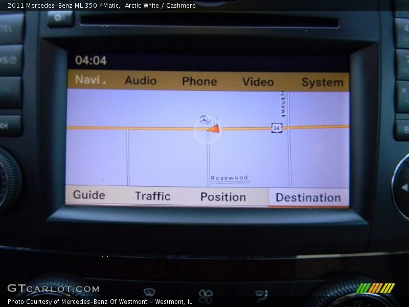 Arctic White / Cashmere 2011 Mercedes-Benz ML 350 4Matic